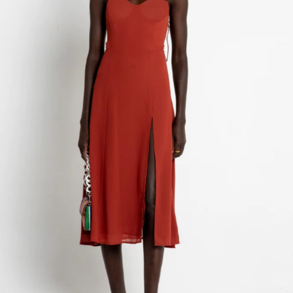 Few Moda Venus Dress NWT Rust